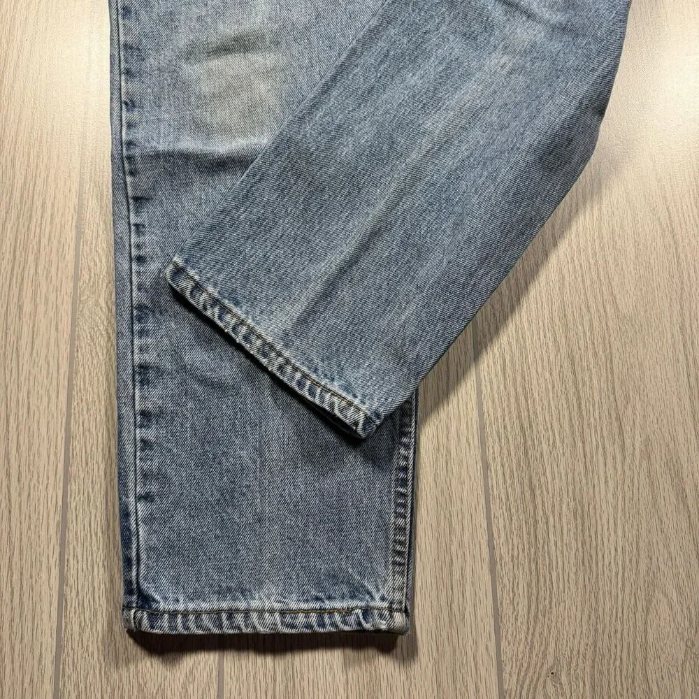 Vtg 90s Levi’s 550 Relaxed Taper Jeans Mens34x30 (fits 32x30) Made in USA Light